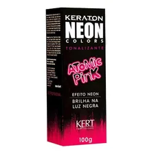 Tonalizante Keraton Keraton neon colors Keraton Neon Colors tom atomic pink para cabelo x 100g Foto  mini 1