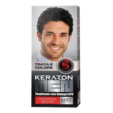 Tonalizante Keraton Men - Cor Castanho Escuro - 30ml - Kert Foto  mini 1