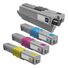 Toner Compatível Com Oki C310 330 331 510 530 362 Mc561 562 Tinta Preto Ciano Amarelo Magenta Foto  mini 1