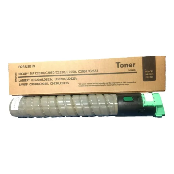 Toner CompatÃvel Mpc 2030 2050 2051 2551 - Preto Foto 1