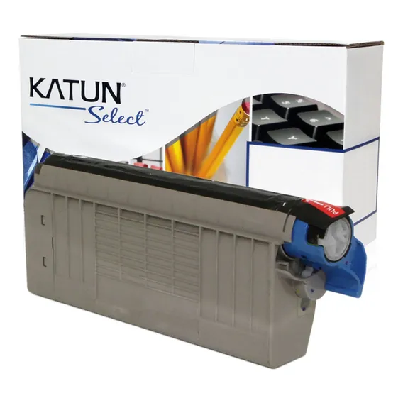 Toner CompatÃvel Okidata C711 C711wt C711n C710 Oki Katun Tinta Ciano Foto 1