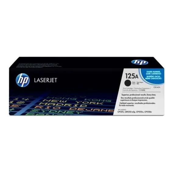 Toner Hp 125a Cb540ab Preto 16084 Foto 1