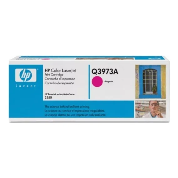 T贸ner Hp Q3973a Cor Magenta Foto 1