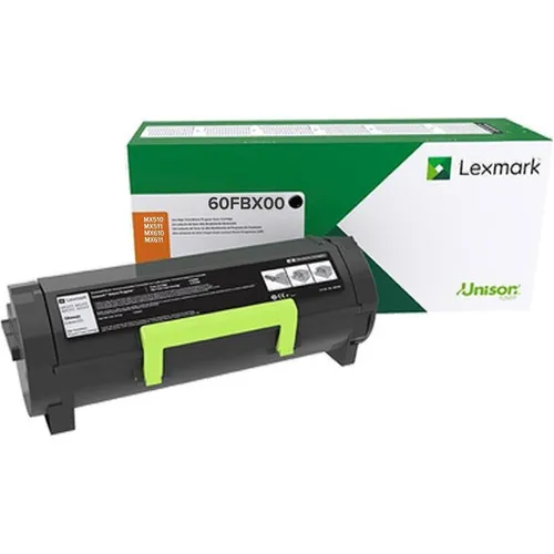 Toner Lexmark 60fbx00 60bx Mx511 Mx511 Mx610 Mx611 20k Cor Da Tinta Preto Foto 1