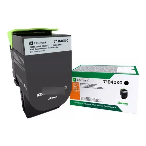 Toner Lexmark 71b40k0 Preto 25433 Foto 1