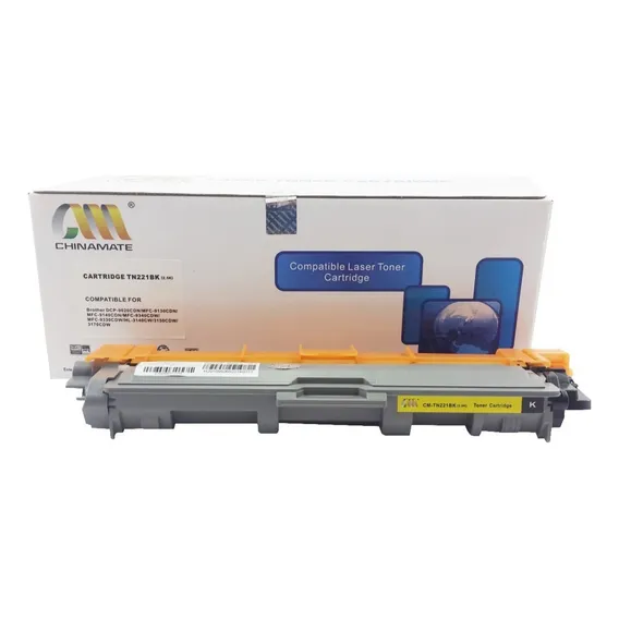 Toner Tn221 Tn-221 Tn 221 Tn221bk Compatível 100% Preto Foto 1