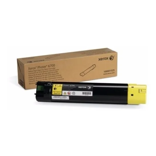 Toner Xerox Phaser 6700 Amarelo 106R01525 Foto 1