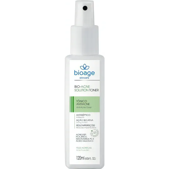 Tônico Anti Acne Bio-acne Solution Toner Bioage - 120ml Foto 1