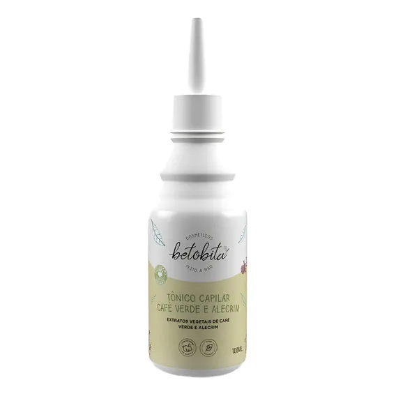 Tônico Capilar Café Verde E Alecrim Betobita - 100ml Foto 1