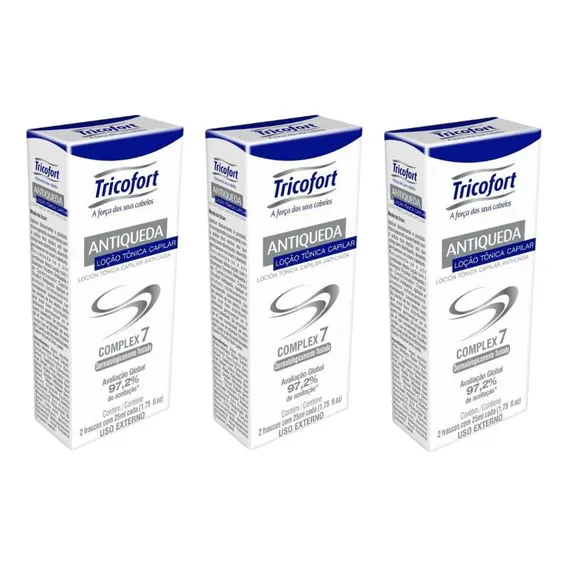 Tonico Capilar Tricofort Antiqueda Com 2un - Kit C/ 3un Foto 1