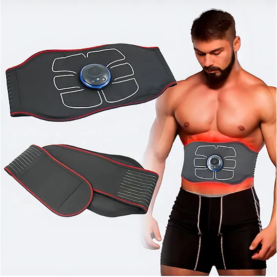 Tonificador Abdominal Ems Elétrico Modeladora Ajustável Bivolt Foto 1