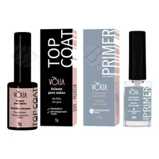 Top Coat Vòlia + Primer Led Uv Unhas De Gel Uso Profissional Foto  mini 1