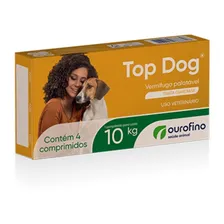 Top Dog Vermifugo Para Cães 10kg 4 Comprimidos - Ourofino Foto mini 1
