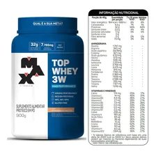 Top Whey Protein 3w 900g - Max Titanium Foto mini 3