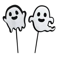 Topo De Bolo Fantasminhas Decoração De Halloween Kit Com 2 Foto mini 4
