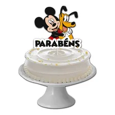 Topo Topper Decoração Bolo Festa Mickey Mouse Foto mini 1