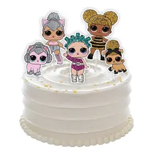 Topo - Topper - Decoração De Bolo - Boneca Lol Surprise Foto mini 1