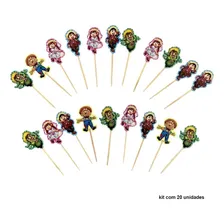 Topper Decorativo P/ Doces Personagens Festa Junina Caipira Foto mini 2