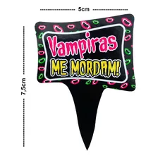 Topper Decorativo Para Doces Frases Tema Decoração Halloween Foto mini 2