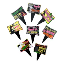 Topper Decorativo Para Doces Frases Tema Decoração Halloween Foto mini 1