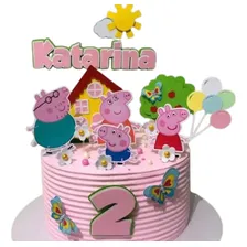 Topper Topo Para Bolo Festa Peppa Pig Foto mini 1