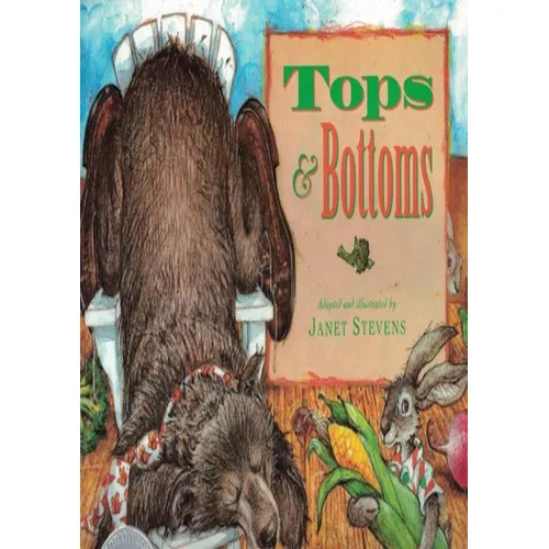 Tops & Bottoms: Tops & Bottoms, De Stevens, Janet. Editora Houghton Mifflin Trade, Capa Mole, Edição 1 Em Inglês, 1995 Foto 1