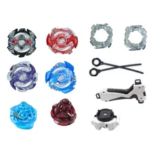 Tornado Gyro Combat Com 2 Beyblades + Arena + Lançadores Foto mini 3
