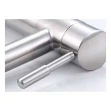 Torneira Aço Inox Escovado Lavatório Mesa Baixa 1/4v Cor Prateado Foto mini 4