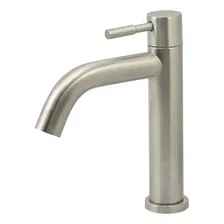 Torneira Aço Inox Escovado Lavatório Mesa Baixa 1/4v Cor Prateado Foto mini 1