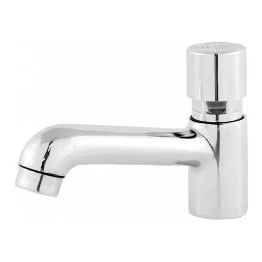 Torneira Automática Lavatório Modelo 1193 C Arejador Acabamento Cromado Cor Prateado Foto 1