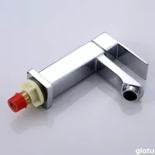 Torneira Banheiro Acabamento Luxo Quadrada ¼ De Volta Pia Foto mini 4