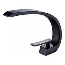 Torneira Banheiro Lavabo Monocomando Preto Fosco Black Alta Foto  mini 1