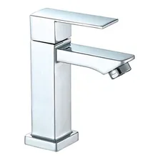 Torneira Banheiro Lavabo Pia Luxo Quadrada ¼ De Volta Foto mini 1