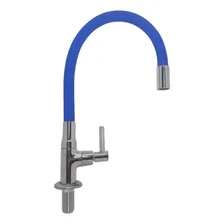 Torneira Bica Móvel Cozinha Mesa Azul 1/4 C34 Foto  mini 1