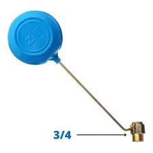 Torneira Boia Caixa D Agua Reforcada Metal 3/4 Zb Cor Azul Foto mini 2