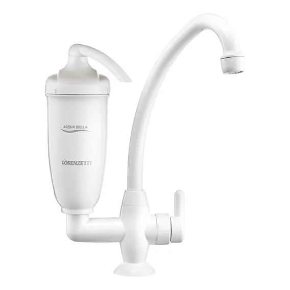 Torneira Com Purificador Lorenzetti Acqua Bella Br 7411817 Cor Branco Foto 1