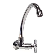 Torneira Cozinha Abs 1/4 Volta Parede Bica Móvel C31 Cromada Foto mini 4