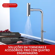 Torneira Cozinha Com 4 Modalidades - Torneira Cozinha Bancada, Torneira Pia Cozinha, Torneira Flexivel E Torneira Gourmet Para Sua Cozinha Moderna Foto mini 3