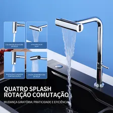 Torneira Cozinha Com 4 Modalidades - Torneira Cozinha Bancada, Torneira Pia Cozinha, Torneira Flexivel E Torneira Gourmet Para Sua Cozinha Moderna Foto  mini 1