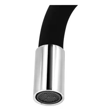 Torneira Cozinha De Mesa Tubo Gourmet Flexível Preto Foto mini 3