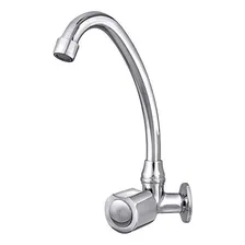 Torneira Cozinha De Parede Bica Móvel C41soft Forusi Cinza Foto  mini 1