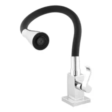 Torneira Cozinha Gourmet De Pia Torneira Flexivel Bancada Acabamento Torneira Pia Cozinha Flexível Gourmet Luxo 8598 Cor Preto Foto mini 4