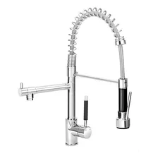 Torneira Cozinha Gourmet Monocomando Alta Spray Cromado 75cm Foto mini 1