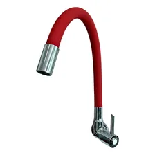 Torneira Cozinha Gourmet Tubo Vermelho Parede C-61 1/4 V Foto mini  2