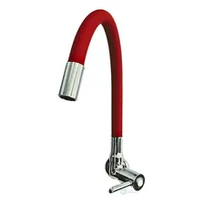 Torneira Cozinha Gourmet Tubo Vermelho Parede C-61 1/4 V Foto  mini 1