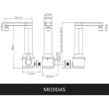 Torneira De Parede Puravitta Branco Hydra 5500w 220v Foto mini  3