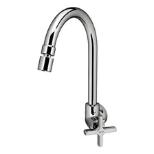 Torneira Docol Invicta Cromada Alta Bica 360 Cozinha Foto mini 1