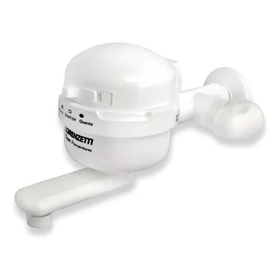 Torneira Elétrica Clean 3 Temperaturas Lorenzetti 5500w 220v Acabamento Brilhante Cor Branco Foto 1