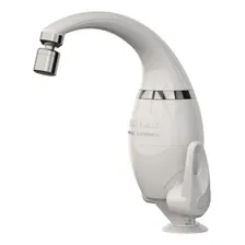 Torneira Elétrica Eletrônica Branca 127v 5400w Tel100 Sintex Acabamento Brilhante Frequência 5.400 Foto mini  2