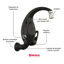 Torneira Eletrica Eletrônica Sintex 7000w 220v Preta Tel270 Foto mini  2
